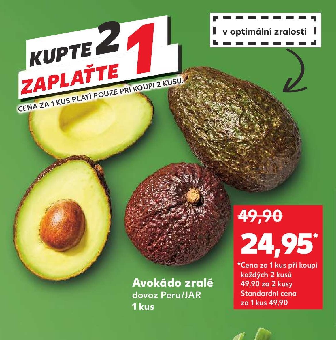 Avokádo zralé