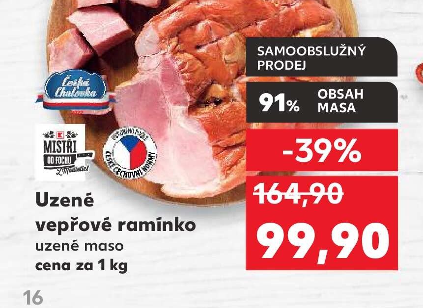 Uzené vepřové ramínko