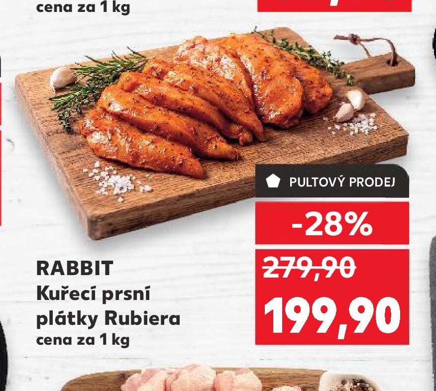 Kuřecí prsní plátky Rubiera