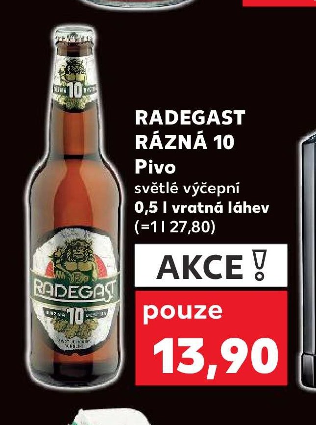 Radegast RázNÁ 10 pivo