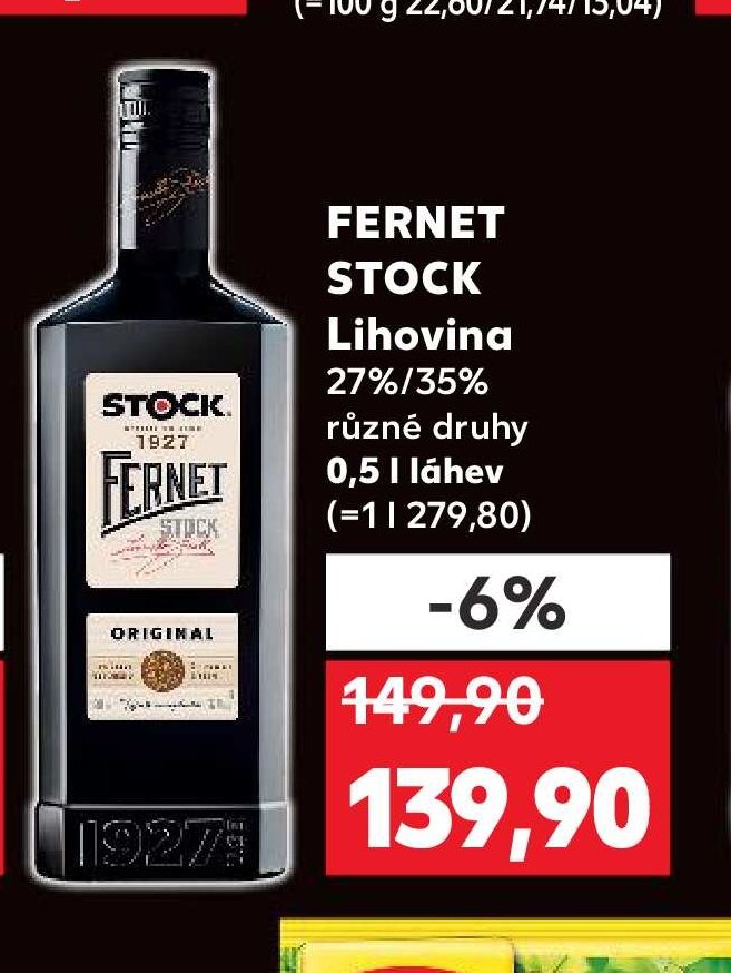 Fernet Stock lihovina
