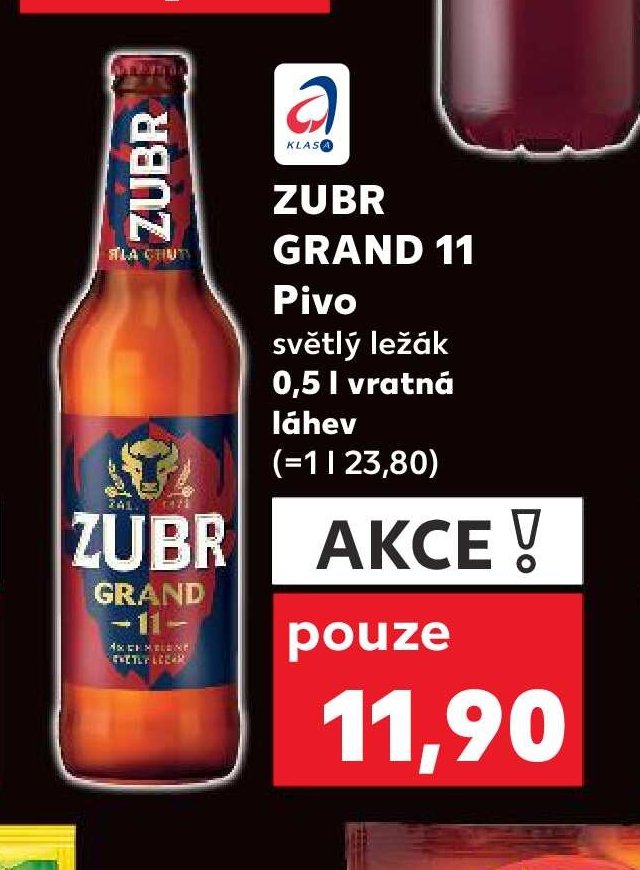 Zubr Grand 11 pivo