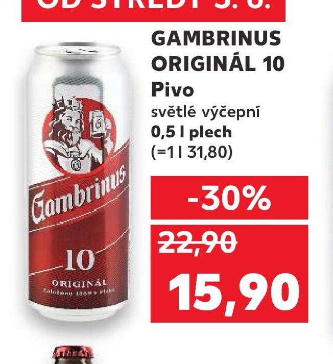 Gambrinus Originál 10