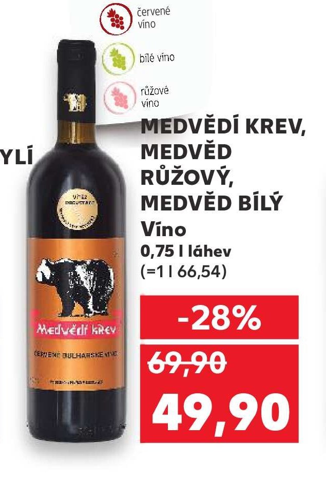 Medvědí krev, Medvěd růžový, Medvěd bílý