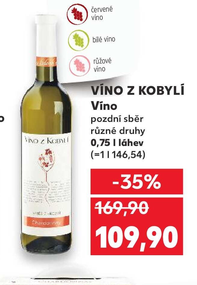 VÍNO Z KOBYLÍ Víno