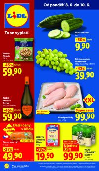aktuální leták Lidl 8.6.2026-10.6.2026