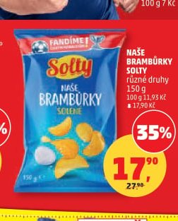 Naše brambůrky Solty