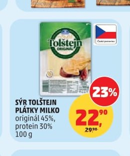 SÝR TOLSTEJN PLÁTKY MILKO