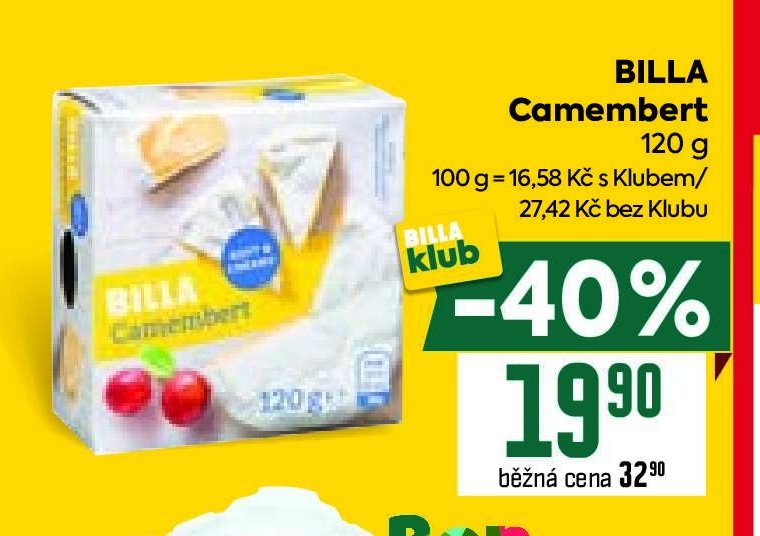 Billa Camembert 120 g