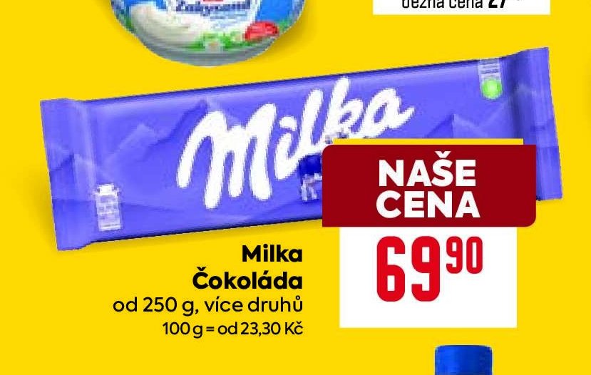 Milka Čokoláda od 250 g