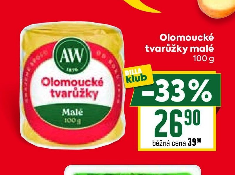 Olomoucké tvarůžky malé