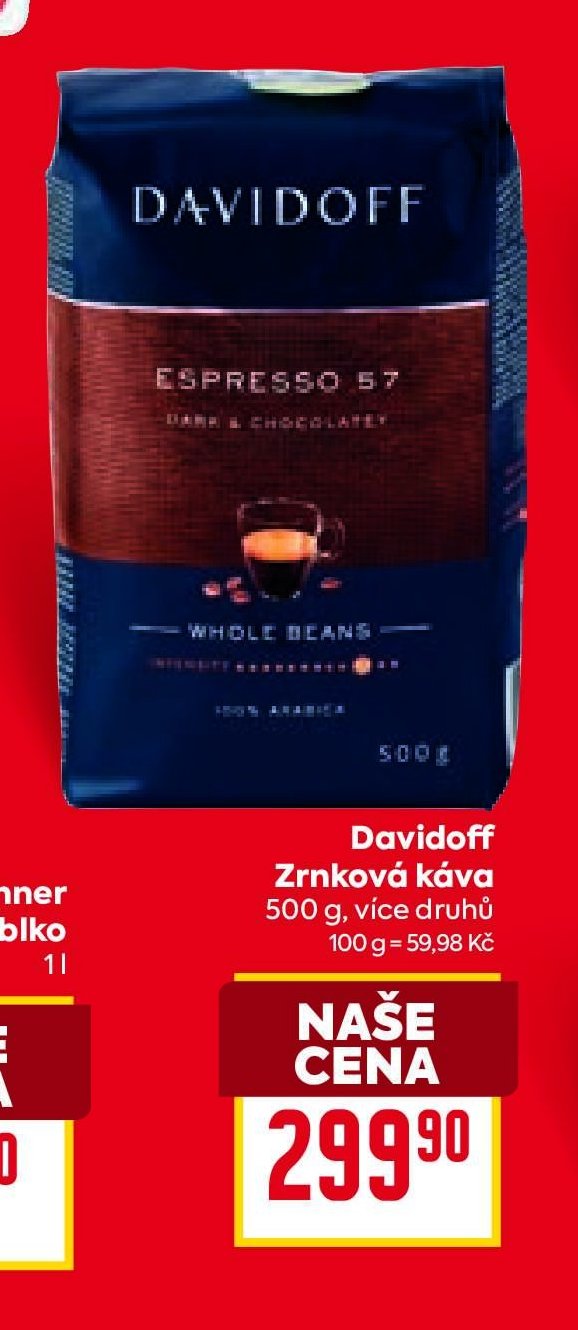Davidoff Zrnková káva