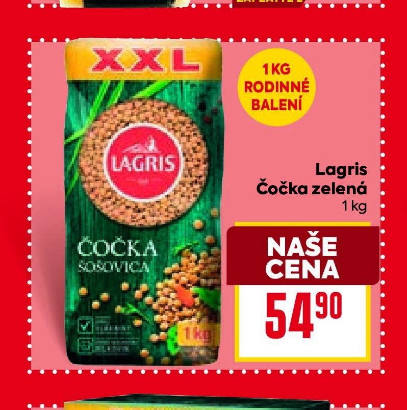 Lagris Čočka zelená