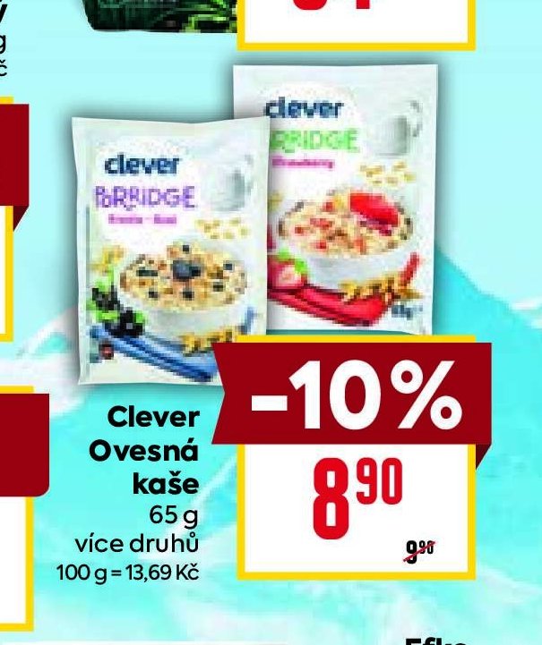 Clever Ovesná kaše 65 g
