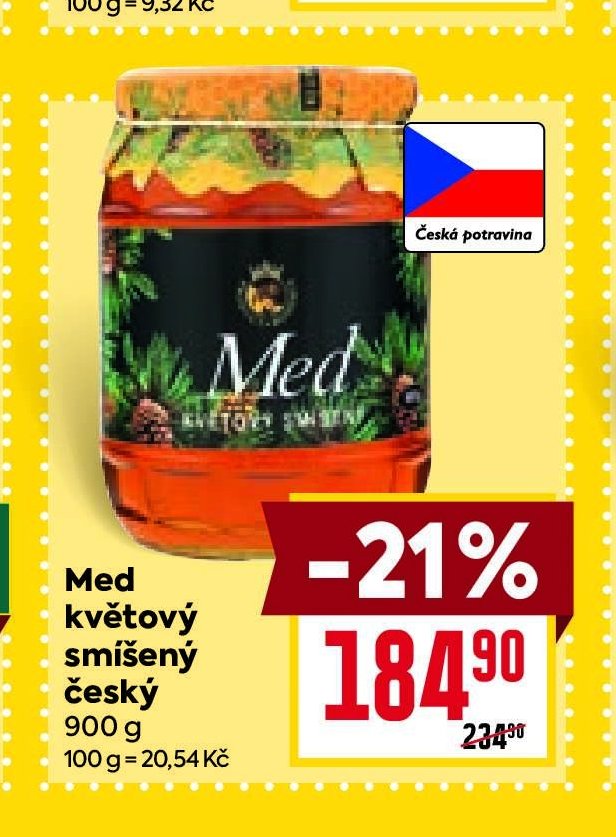 Med květový smíšený český