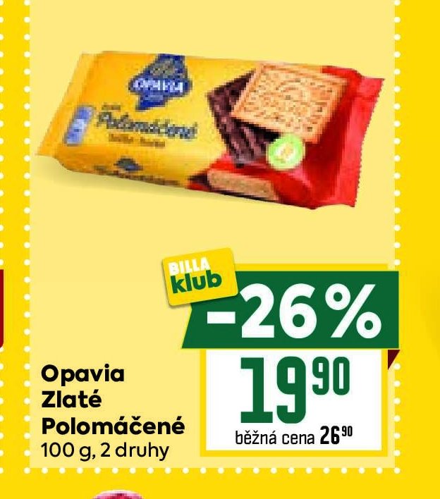 Opavia Zlaté Polomáčené