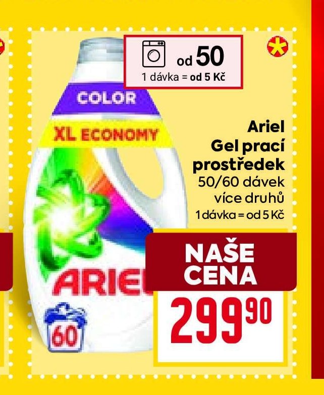 Ariel Gel prací prostředek