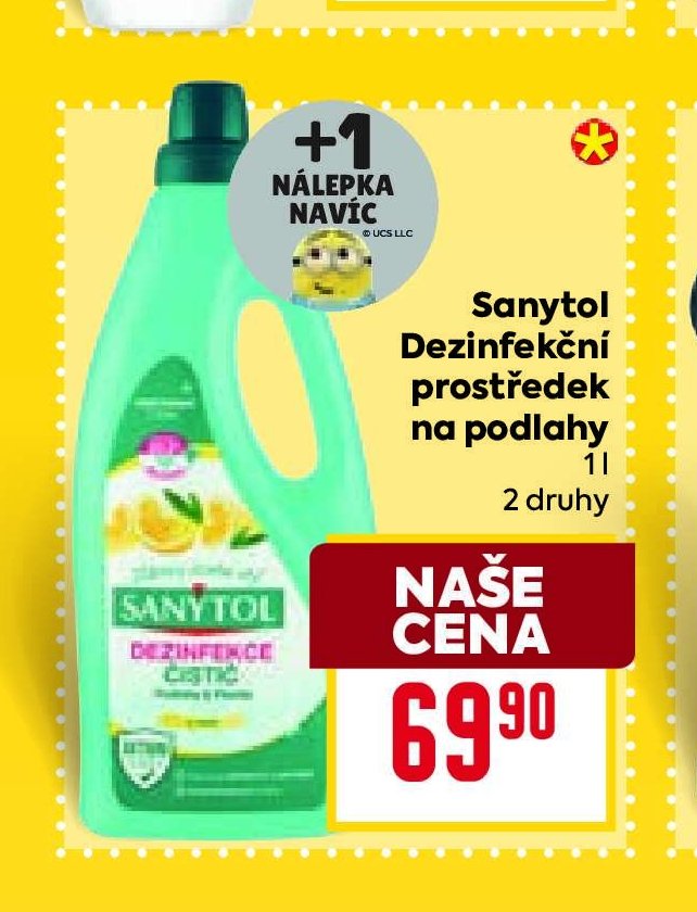 Sanytol Dezinfekční prostředek na podlahy