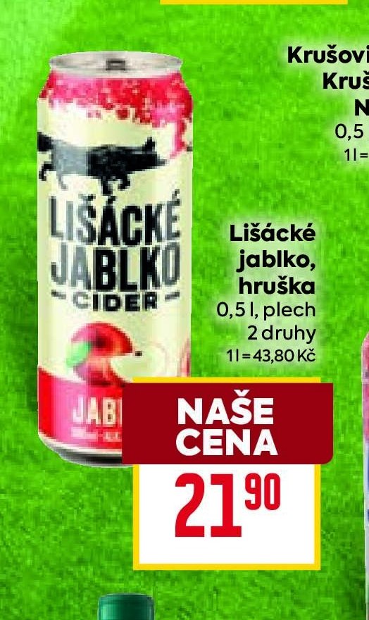 Lišácké jablko, hruška