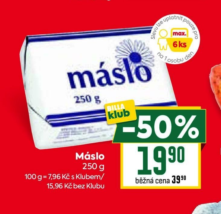 Máslo 250 g