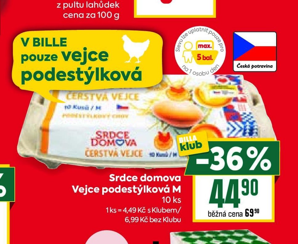 Srdce domova Vejce podestýlková M