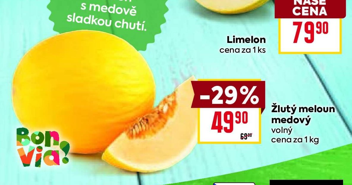 Žlutý meloun medový