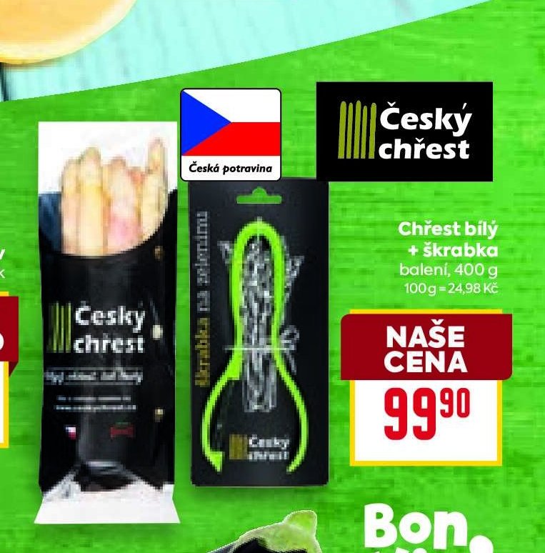 Chřest bílý + škrabka