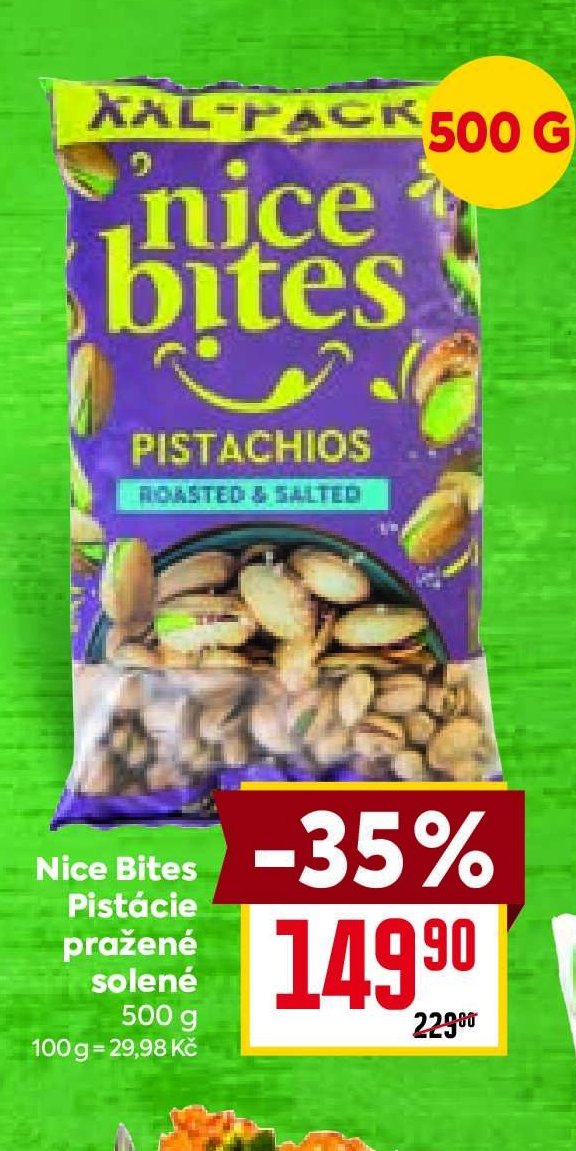 Nice Bites Pistácie pražené solené 500 g
