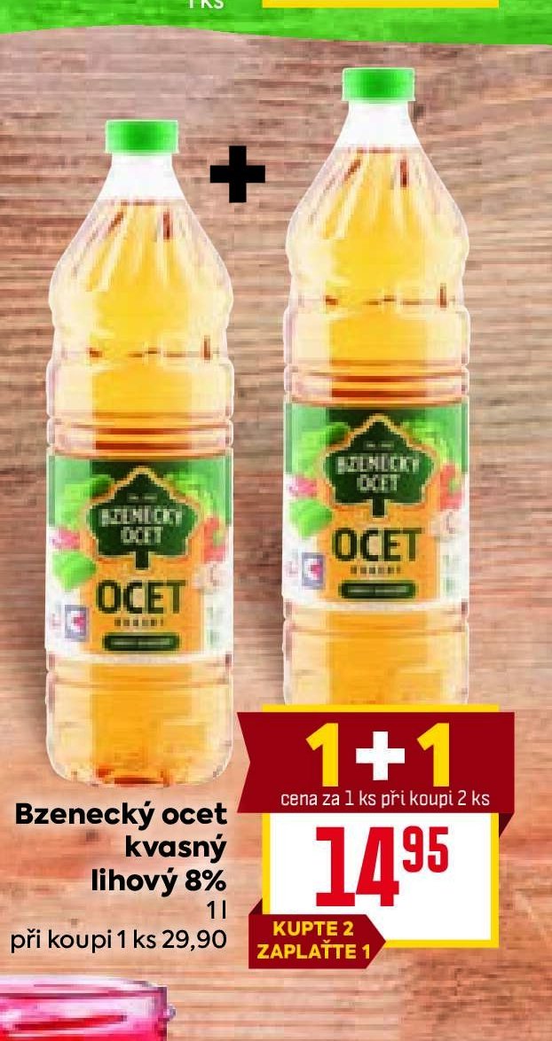 Bzenecký ocet kvasný lihový 8% 1 l