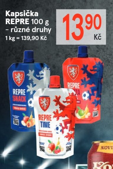 Kapsička REPRE 100 g – různé druhy