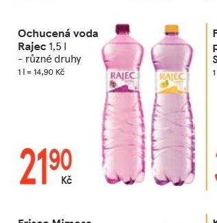 Ochucená voda Rajec 1,5 l