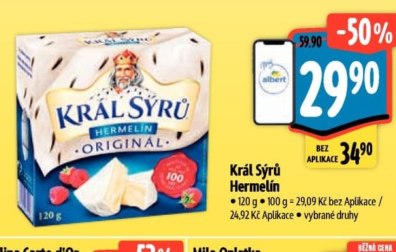 Král Sýrů Hermelín