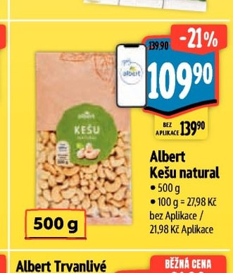 Albert Kešu natural