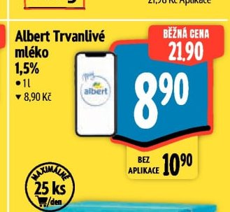 Albert Trvanlivé mléko