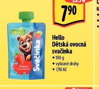 Hello Dětská ovocná svačinka