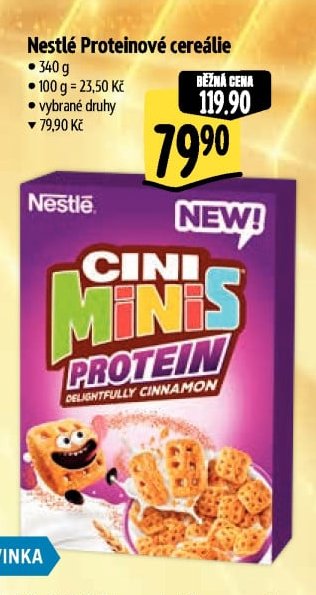 Nestlé Proteinové cereálie