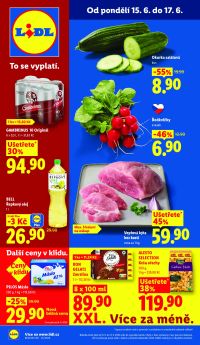 aktuální leták Lidl 15.6.2026-17.6.2026