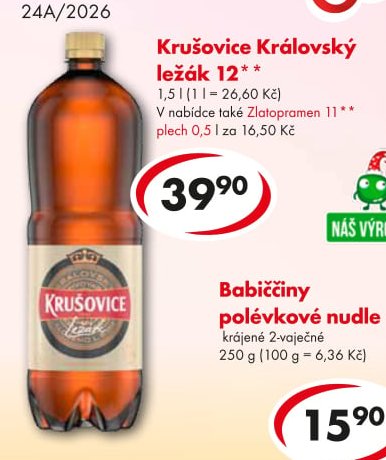 Krušovice Královský ležák 12°