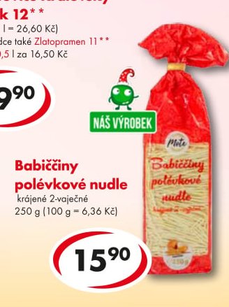 Babiččiny polévkové nudle