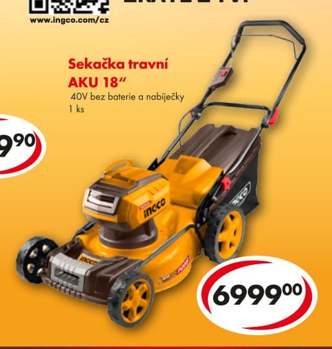 Sekačka travní AKU 18