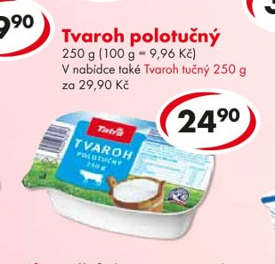 Tvaroh polotučný