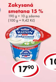 Zakysaná smetana 15%