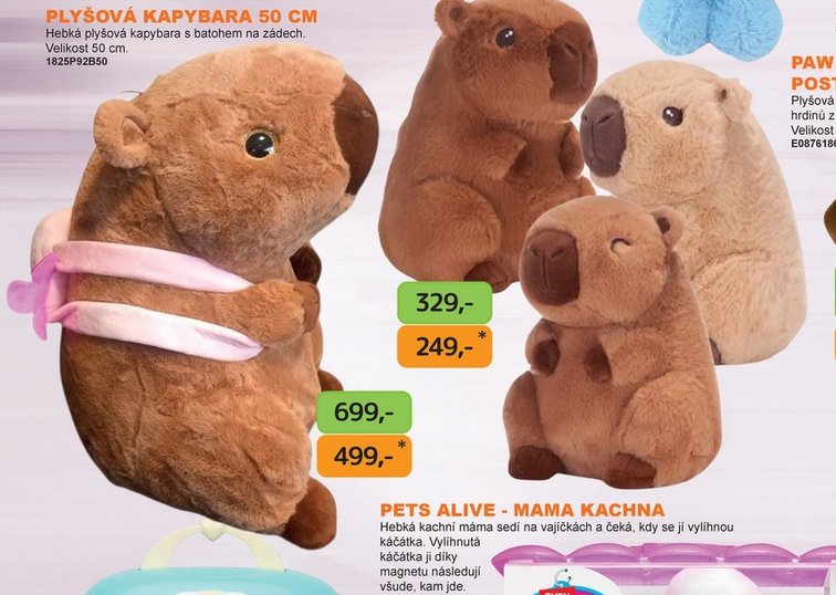 PLYŠOVÁ KAPYBARA 50 CM