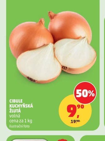 Cibule kuchyňská žlutá