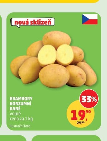 Brambory konzumní rané