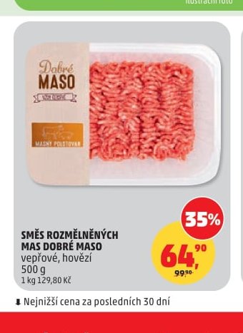 Směs rozmletých mas Dobré maso