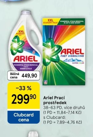 Ariel Prací prostředek