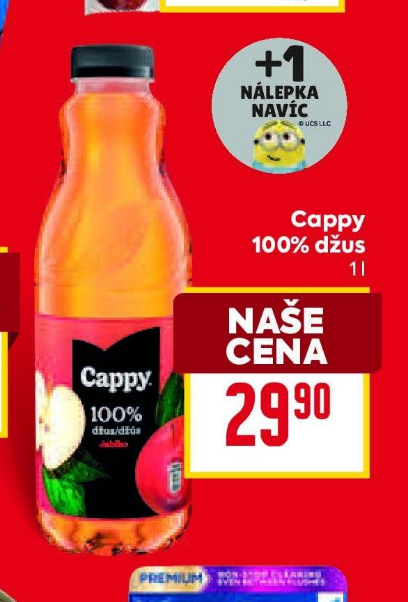 Cappy 100% džus