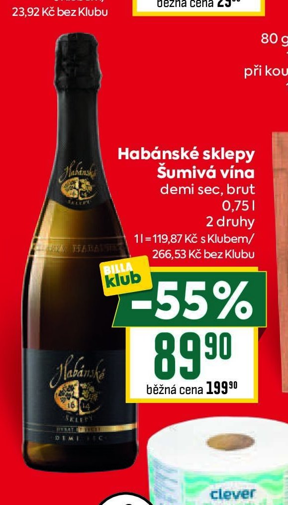 Habánské sklepy Šumivá vína