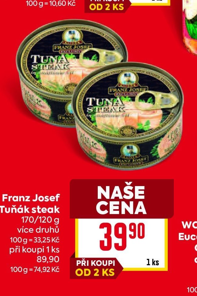 Franz Josef Tuňák steak